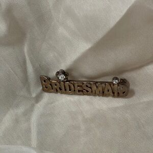 Bridesmaid pin
